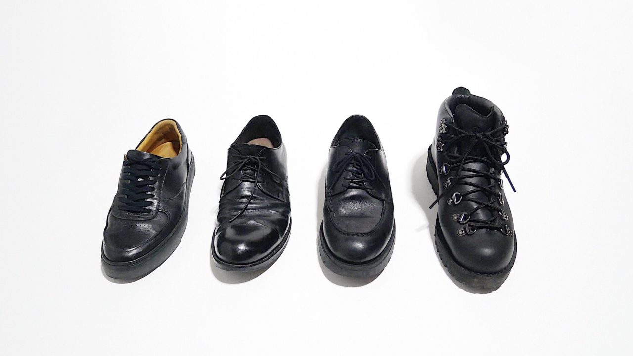 メンズファッションのシューズの選び方 結論 黒靴だけでほぼok
